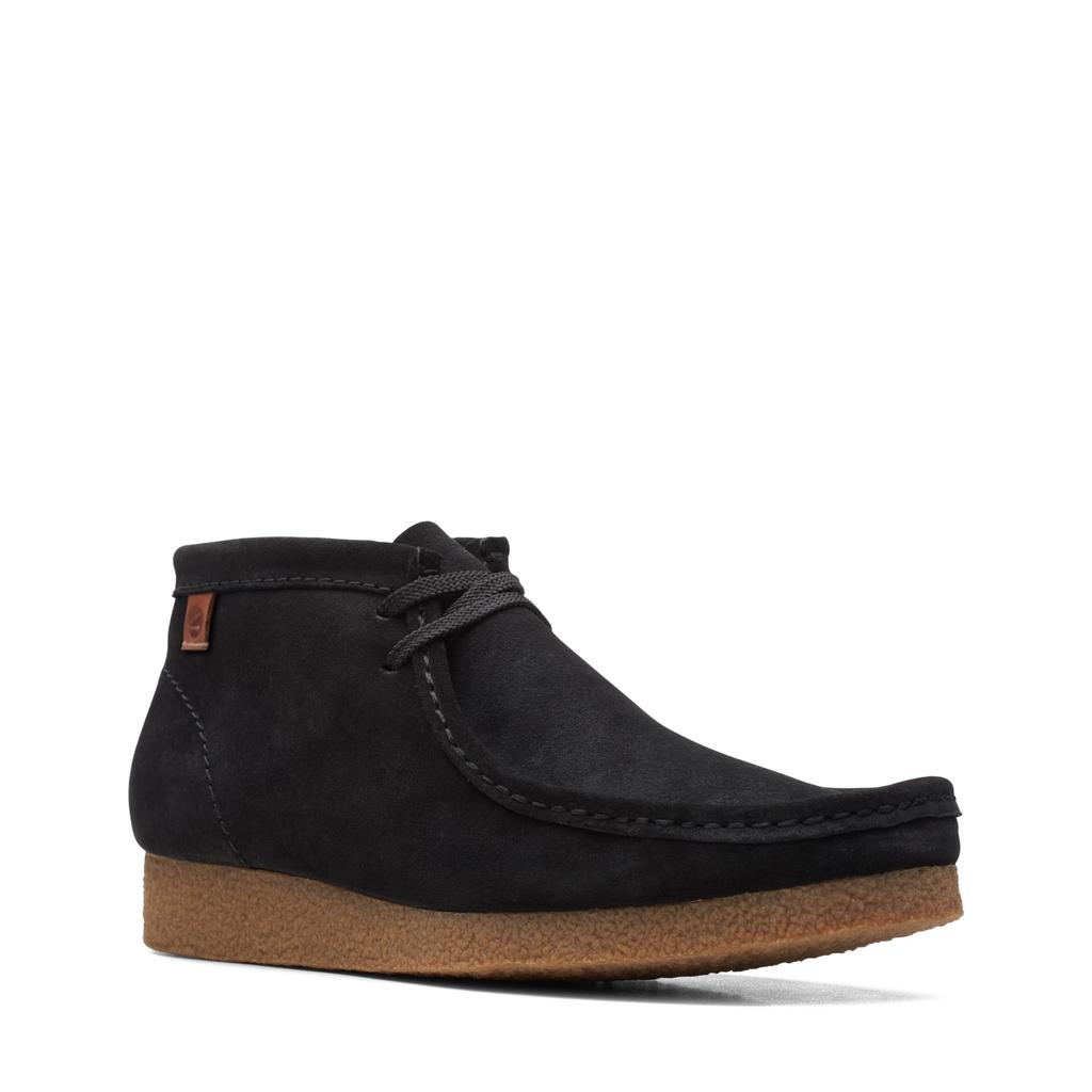 Clarks Wallabee Mokassin Casual Schwarz Größe cm Stiefel, Stiefel, Schuhe, Wildleder, 26.0