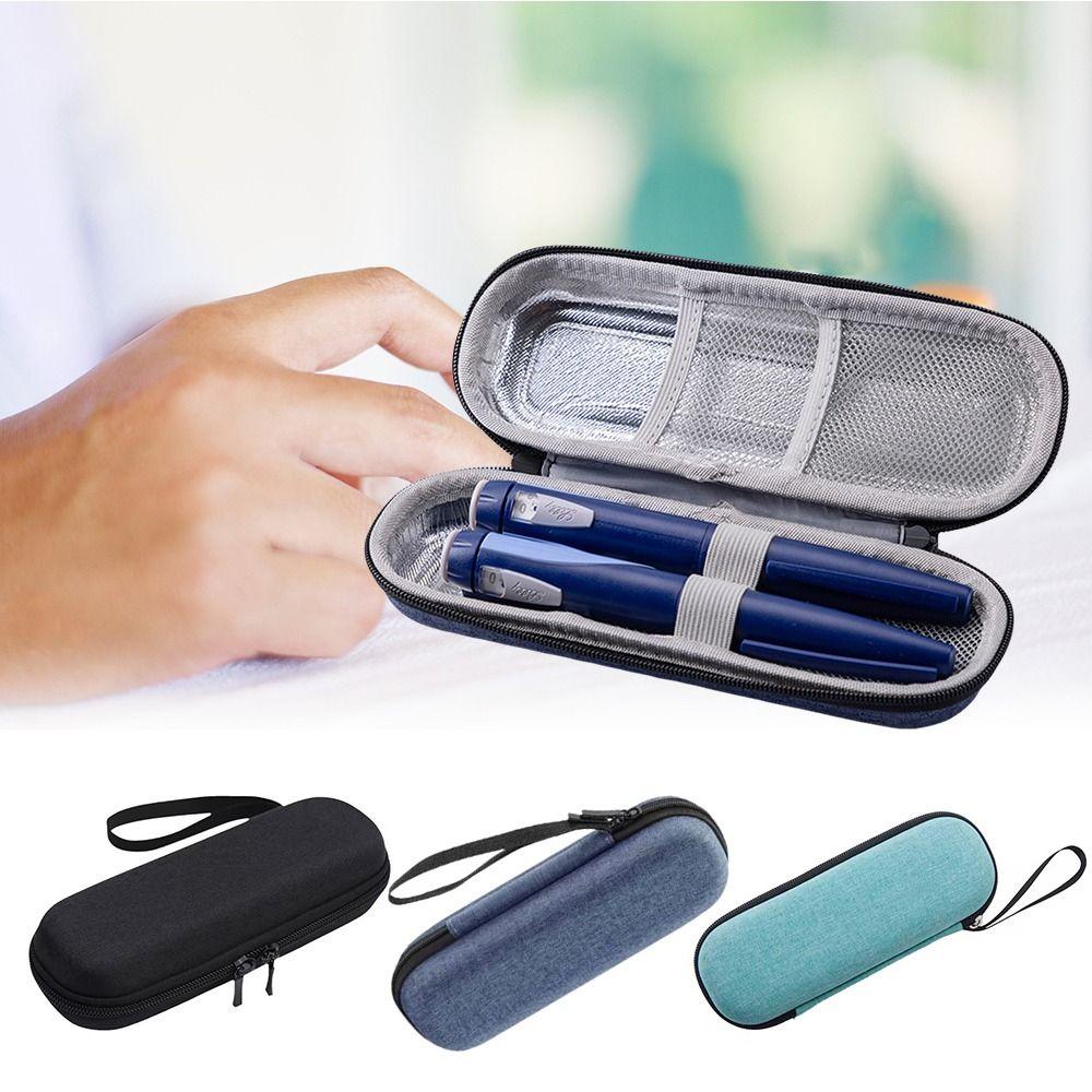 Portable Insulin Cooling Bag Glaciated Cold Storage Bag Medicine Travel Pocket Cooler Pen Bag Pack Drug Freezer for Diabetes