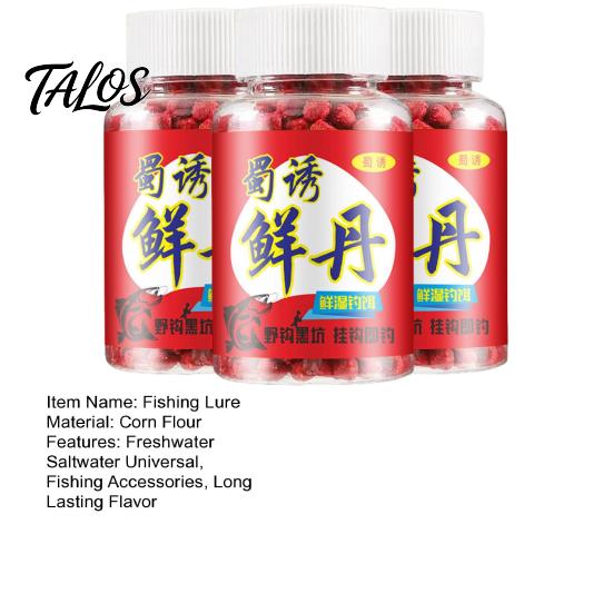 Bass Fishing Scented Lure 1/2/3 Bottles Particle Long Lasting Flavor Carp Easy-to-hook Bait Hook Ball Freshwater Saltwater Universal Accessories