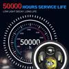 RGB 7" Round 6 Led Headlight RGB For Harley Davidson Touring Fat Boy Jeep Wrangler JK LJ CJ TJ