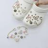 Women's DIY Detachable Shoe Accessories: Stylish Flower Buckle with Sparkling Diamonds