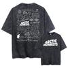 Retro Rock Arctic Monkeys Hudební Album Grafické Tričko Pánské Vintage Kyselě Prané Oversized Streetwear Krátký Rukáv Tričko Y2k Hip Hop Streetwear