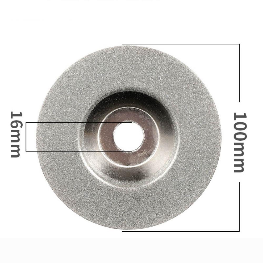 

1 шт. Аксесуари для кутової шліфувальної машини Алмазний шліфувальний круг для полірувального диска для каменю та скла Type B Silver