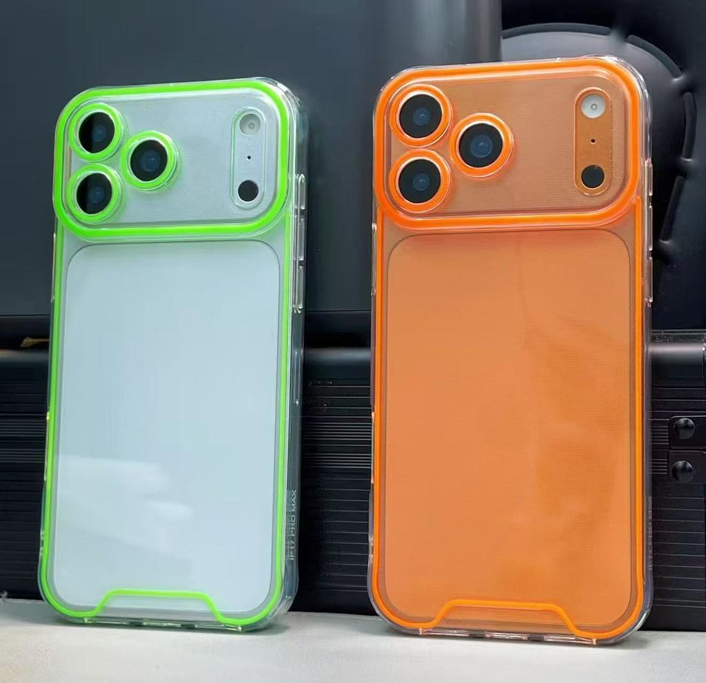 Night Lighting Soft Case For For Iphone 17 Air 16 1 14 Plus 13 12 11 Pro Max Phone Luminous Clear Silicone Shockproof Cover Funda