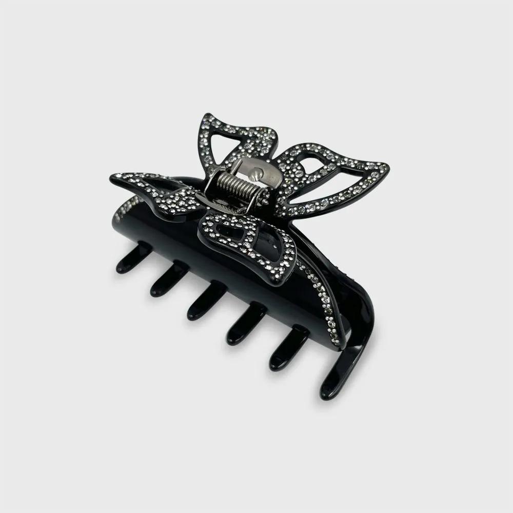 Austrian Crystal Butterfly Hair Clip DESA020-2
