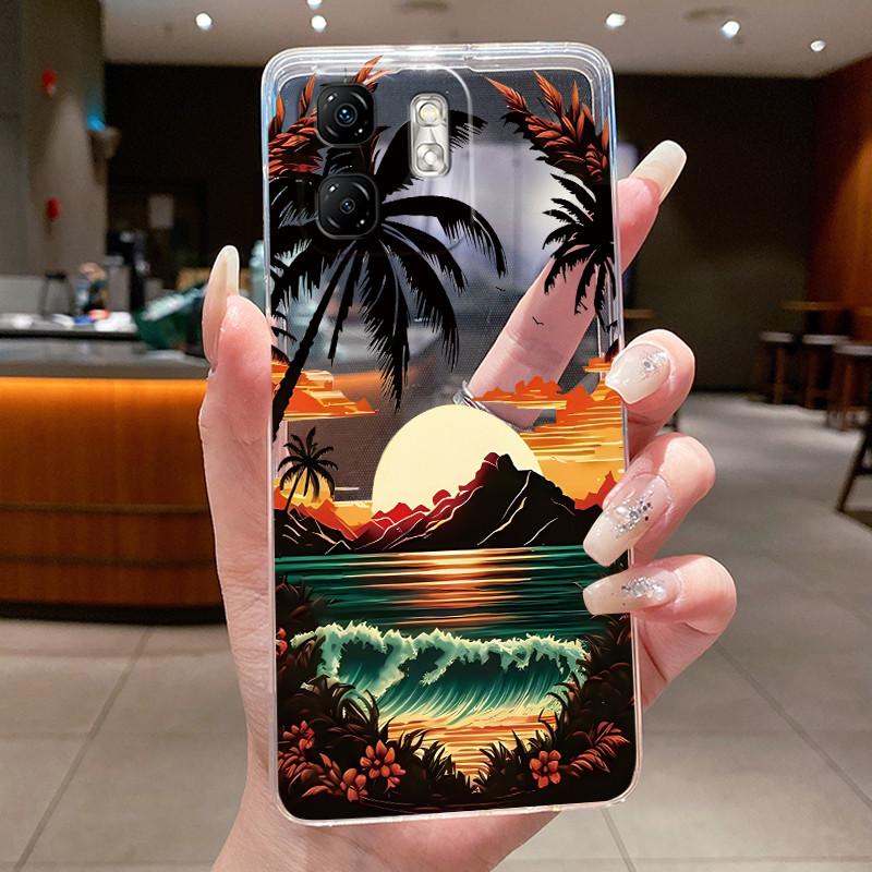 For Infinix Smart 9 X6532 Case Infinix Hot 50i Cover X6531 X6531B Silicone Luxury Dragon Cute Cool Boys Girls Transparent Bumper
