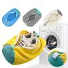 Durable Mesh Shoe Wash Bag with Zipper Rich Fluff Inside Protects Sneakers Casual Shoes in Washer Dryer Travel Storage Organizer
