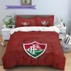 Fluminense FC  Pattern Bedding Quilt Set  Home Decoration  Gift (1 * duvet cover + 2 * pillowcase  without core)
