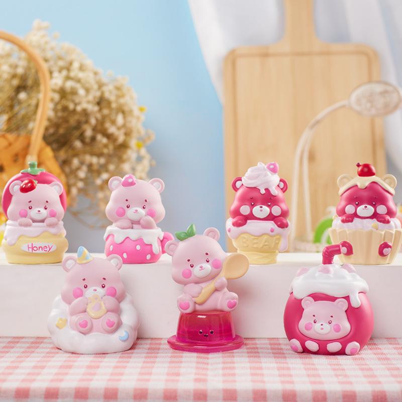 Creative New Girl Cartoon Trendy Toys Blind Box Doll Punk Girl Heart Small Ornaments Birthday Gift Desktop Handmade