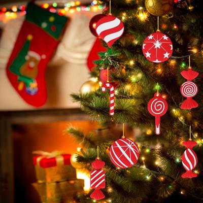 Christmas Ornaments for Tree Figurines Ornament Hanging Decorations Decor