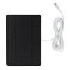5V 4W Solar Panel Monocrystal Silicon Low Power Consumption Solar Charger White for Security Protection Monitoring