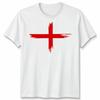 England St George Faded Flag Unisex Tshirt Top