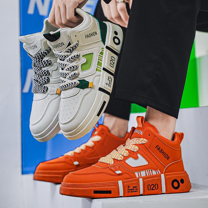 2025 new men's shoes high-top winter ins tide leisure sports basketball board shoes Air Force aj No. 1 student tide shoes