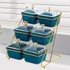 3 Tier Dried Fruits Tray Multifunctional Decoration Serving Container Nuts Tray Nordic Stylish for Candy Cupcake Snack Nuts Home