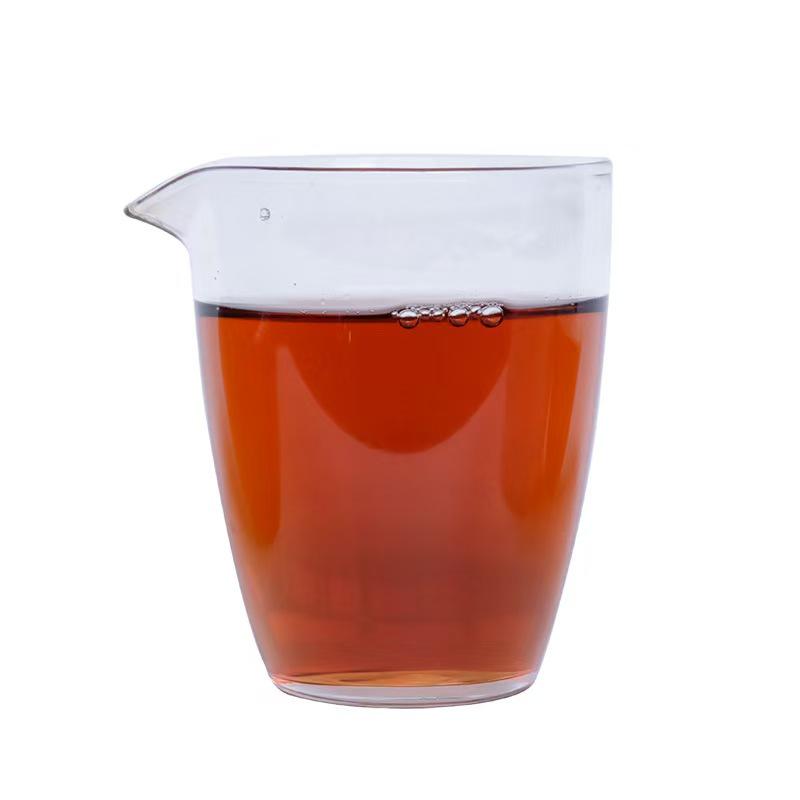 Thickened Borosilicate Glass Gongfu Tea Cup Set - Anti-Scald, Transparent, Uniform Divider