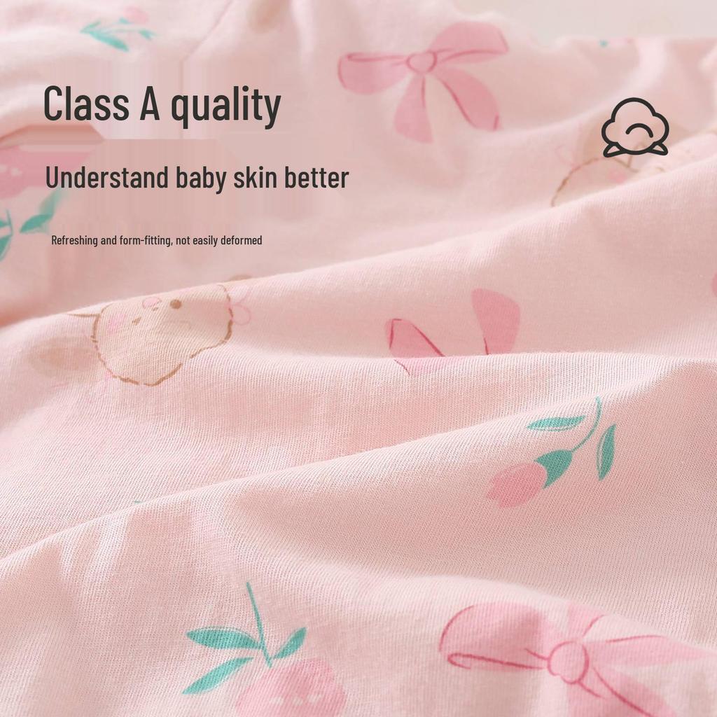 Sweet & Cozy Newborn Baby Girl Cotton Jumpsuit for Autumn