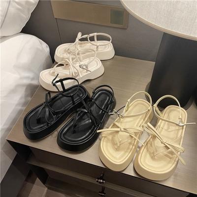Letnie buty 2022 dla kobiet sandały japonki platforma luksusowi projektanci sandał damski casual wygodny elegancki sandał na imprezę