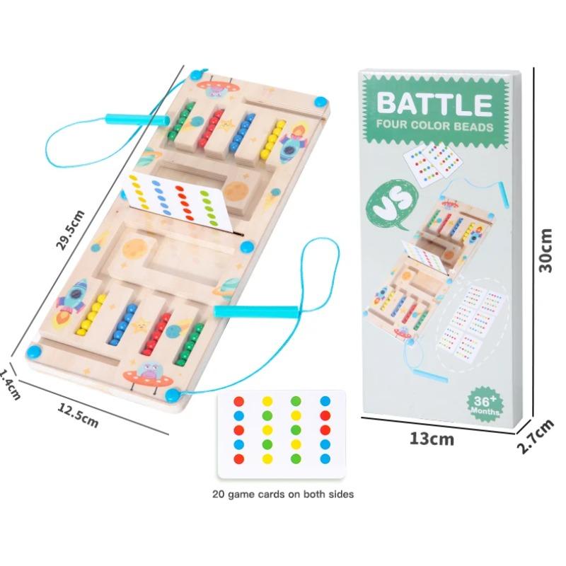 

Деревянная детская магнитная доска-лабиринт для сопоставления форм Монтессори Геометрия Распознавание цветов Обучающие игрушки Сопоставление цветов Раннее образование