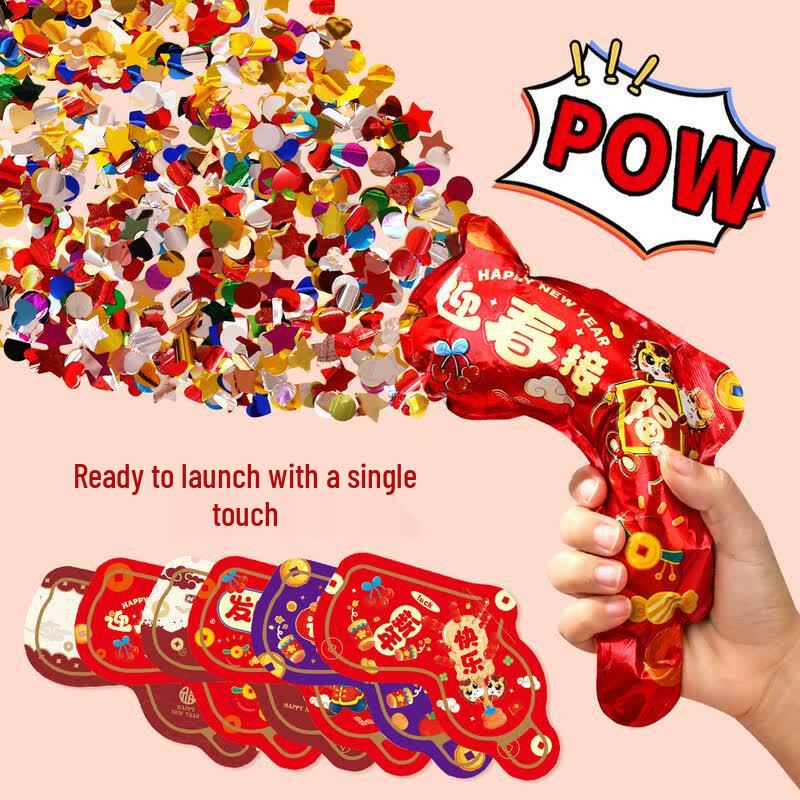Inflatable Celebration Confetti Poppers
