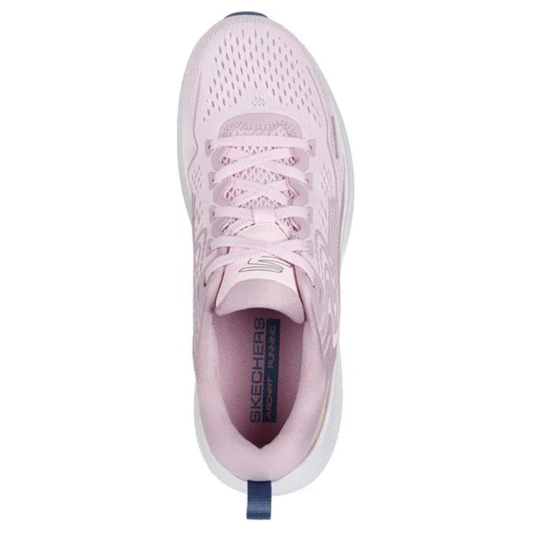 Skechers Go Run Max Road 6 Comfortable Low-Top Running Shoes Women Sneakers Pink 172078-MVE