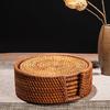 Handmade Vietnamese Rattan Tea Coasters and Placemats for Tea Ceremony