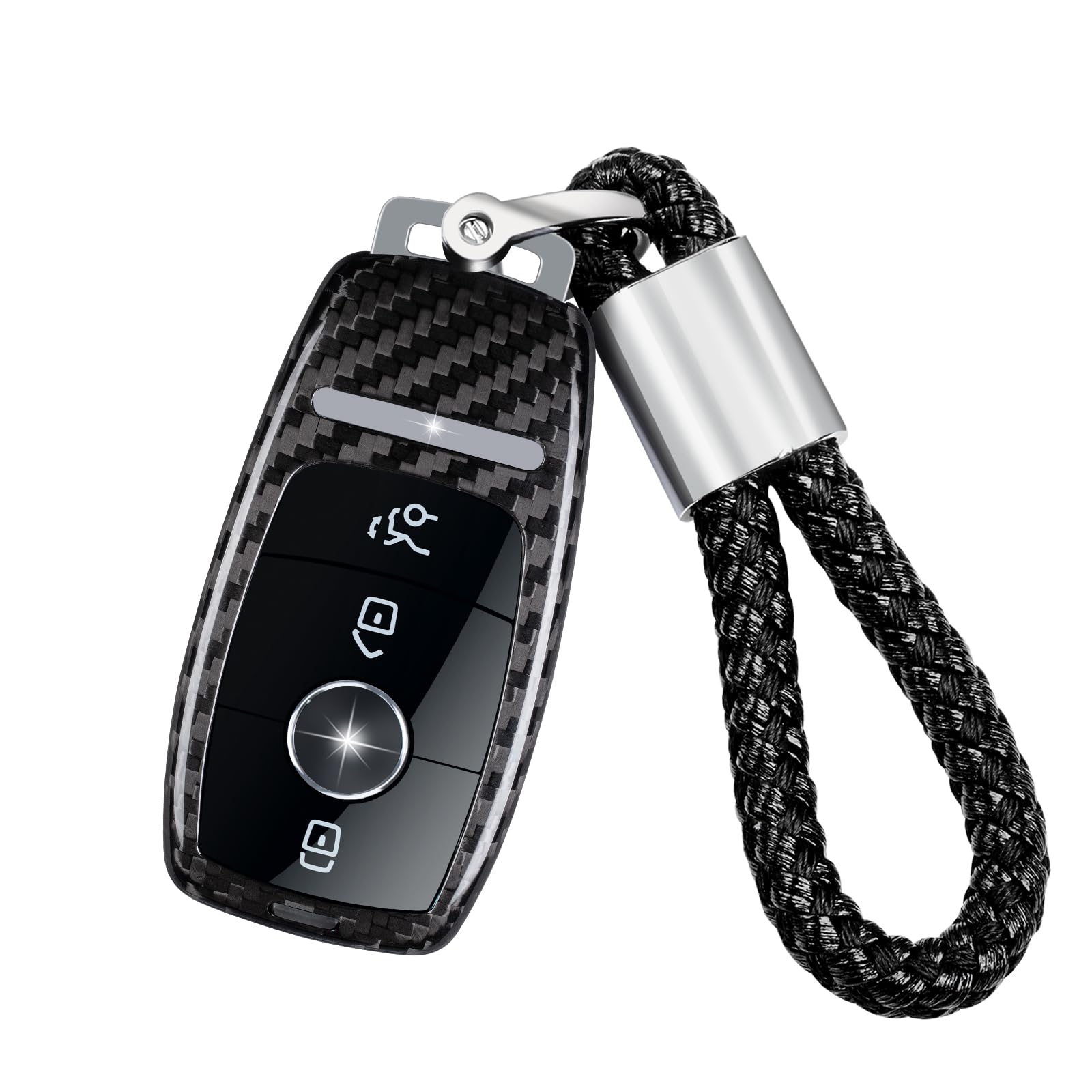 

Carbon Fiber Key Case for GT63 E53 Protective Cover [T-carbon] Mercedes-Benz S, GT53, GT43, C63, C43, GLC43, (2023-2024) -