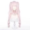 Light Pink Long Twin Tail Vertical Roll Full Wig Game Cosplay Wig Heat Resistant Wig Wig Costume Comiket Event Halloween Christmas School Festival