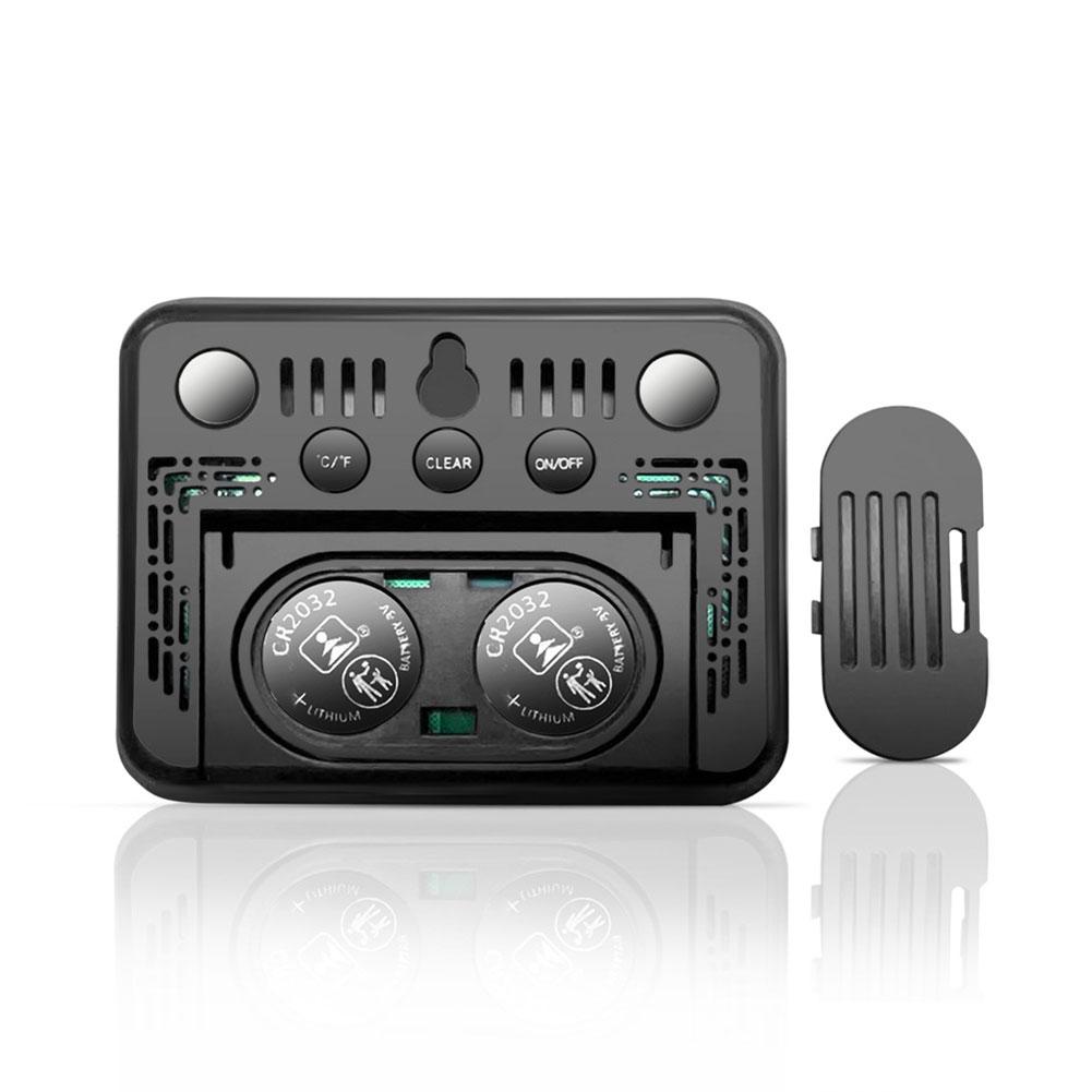 Temperature Humidity Meter Multifunction Digital Thermometer Hygrometer Temperature Humidity Monitor for Living Room Bedroom