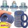 10-30Pcs Replaceable Car Drain Plug Gaskets Car Crush Washer  for Toyota/Camry/Corolla/Lexus/Scion