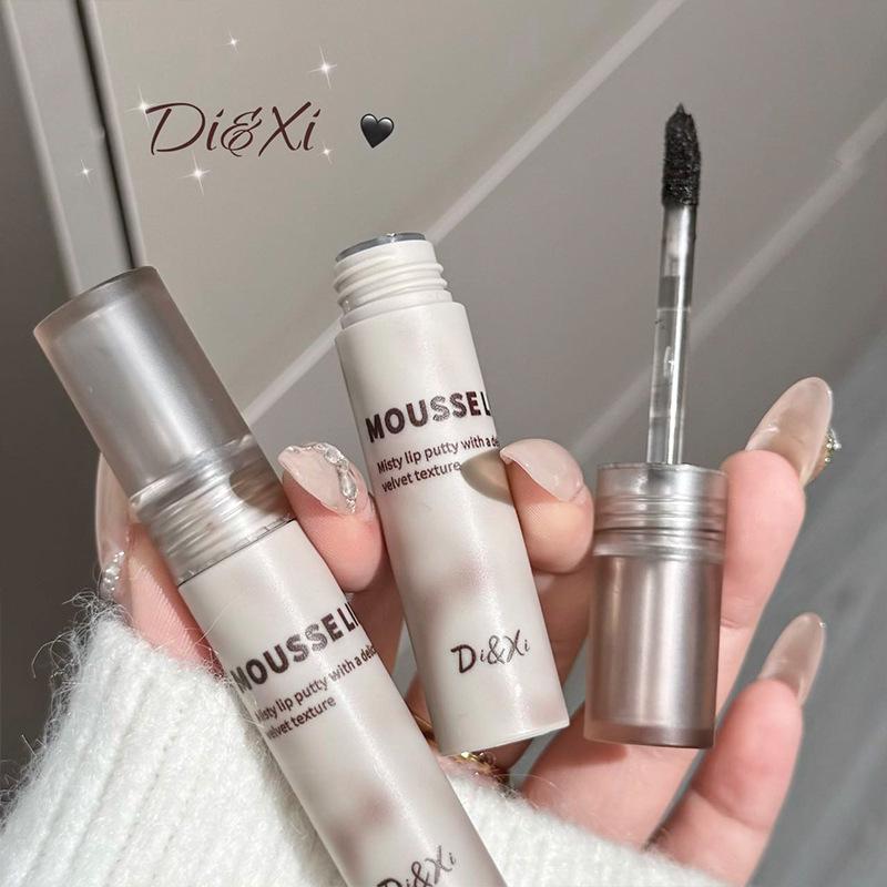 DI&XI Soft Mist Mousse Lip Mud: Matte, Long-lasting, High Pigment Lipstick for Women