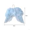 5 Pieces Angel Wing Feather Hanging Wing, Christmas Decorations for Holiday, Party