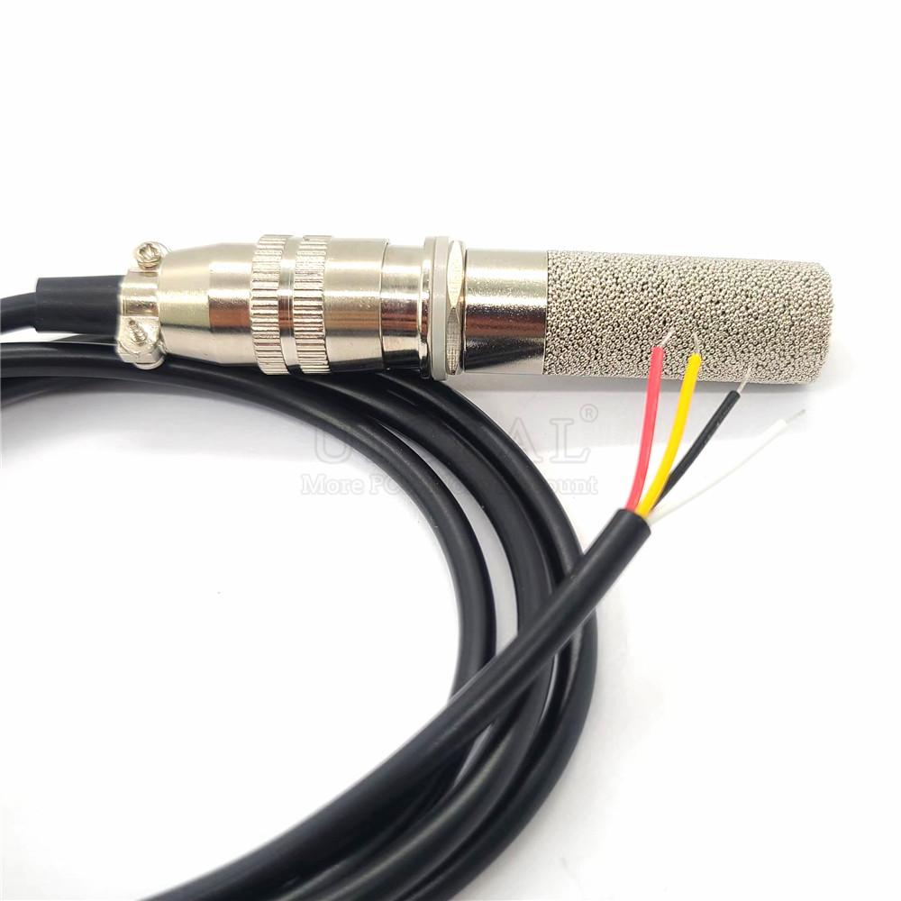 SHT40 SHTC3 SHT20 SHT30 Temperature Humidity Sensor I2C Output Probe Cable Metal Head Digital Capacitance Sensors 1M Length Replacement Sensors2