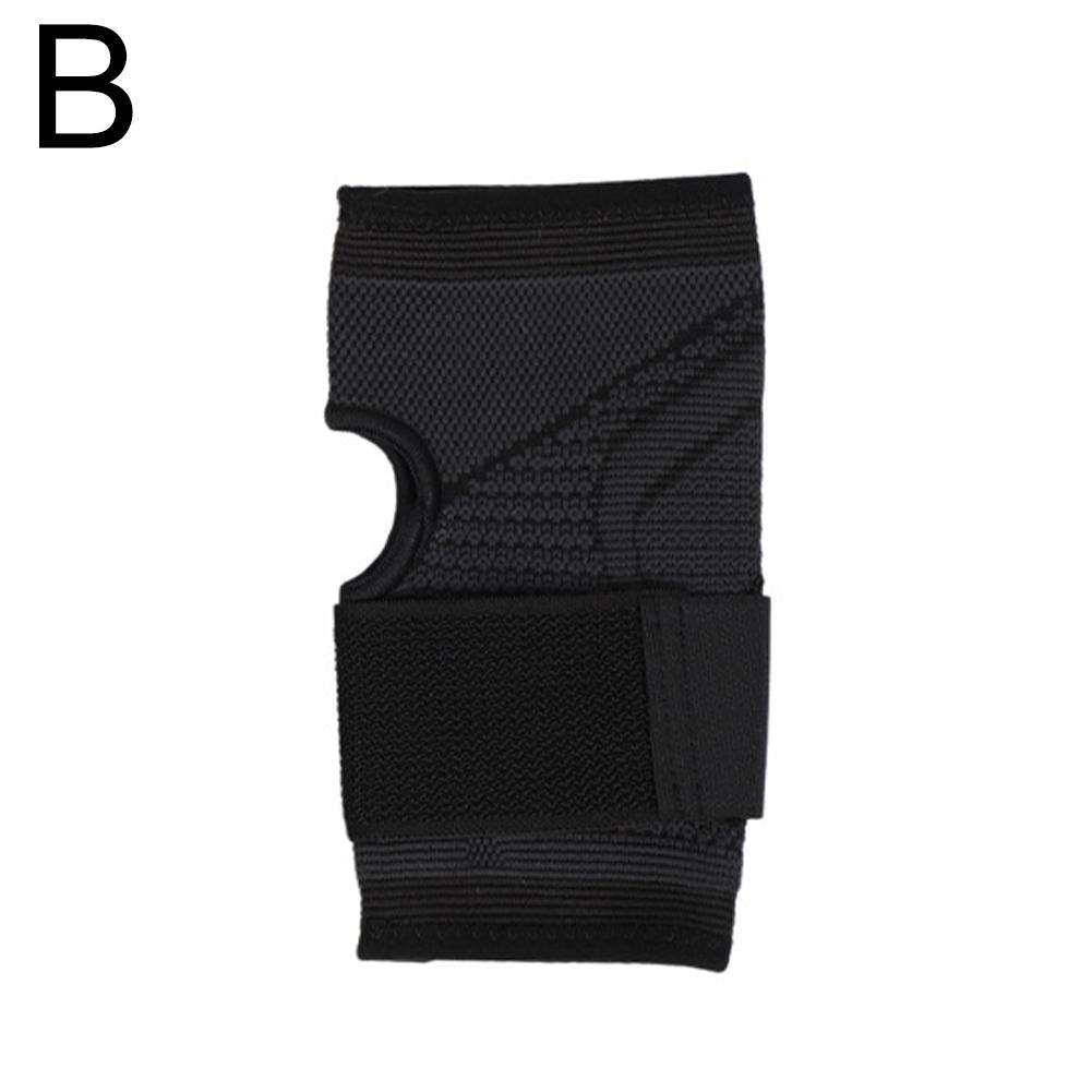 

Adjustable Gym Wrist Protectors Knitted Palm Protectors Gloves Breathable Wrap Fitness Weightli S5R8 Black-XL