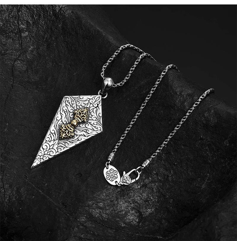 

Seiko Retro Vajra Pendant Men s Necklace - Trendy Men s Jewelry Accessory