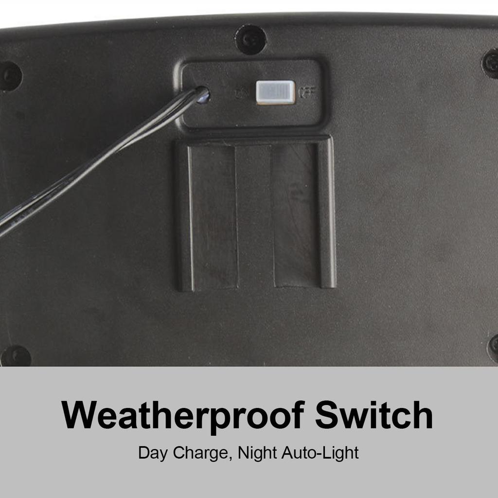 Solar In-Ground Lights 10In1 Lamp In Resistance For Light Patio Ground Glass Outdoor Lawn Decoration Led Powered Weather Pathway