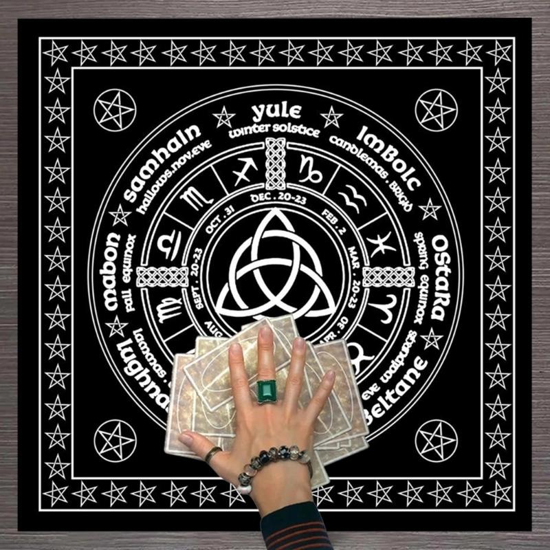 Astrologia Tarot Obrus na stół Ołtarz Mata do gry planszowej Metafizyka Wahadło Wróżby Ołtarz Obrus Podkładka do gry planszowej