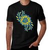 Ukraine Sunflower And Olive Branch Tshirt Uv Protection Outdoor Tee Shirt