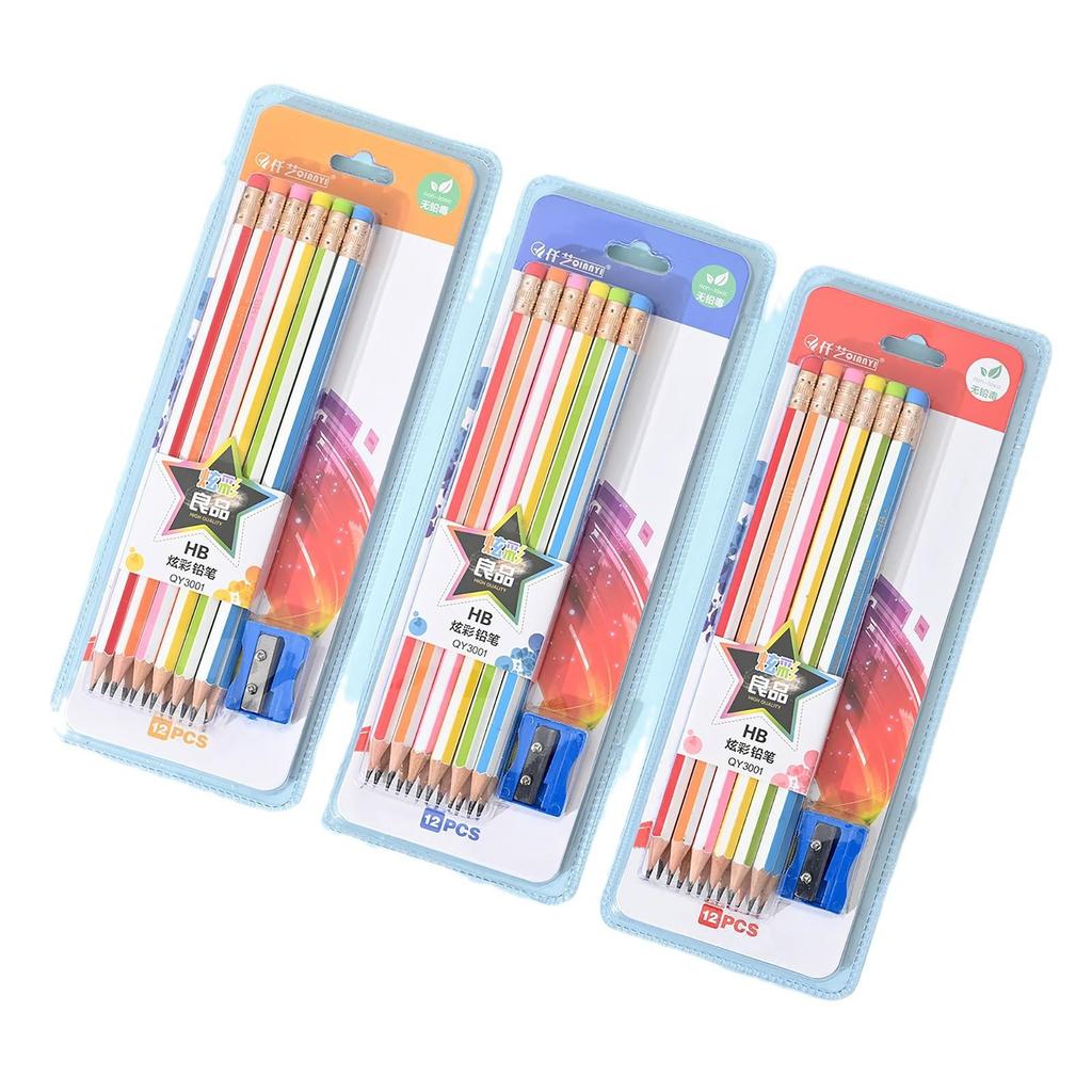 First Grade Bamboo Pencil - Children's Stationery with Suction Card