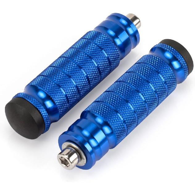XINGWU Universal M8 Foot Pegs Bike Pegs CNC Anti-Skid Footpegs for Super 73 Yamaha Honda Suzuki Aprilia Electric Car Motorbike Scooter Mini Bike