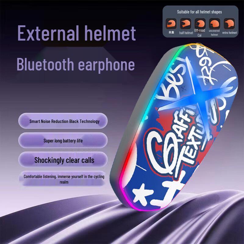 K15 Motorcycle Helmet Bluetooth Earphones – Waterproof, Noise-Cancelling, Super Bass, Smart Voice Assistant