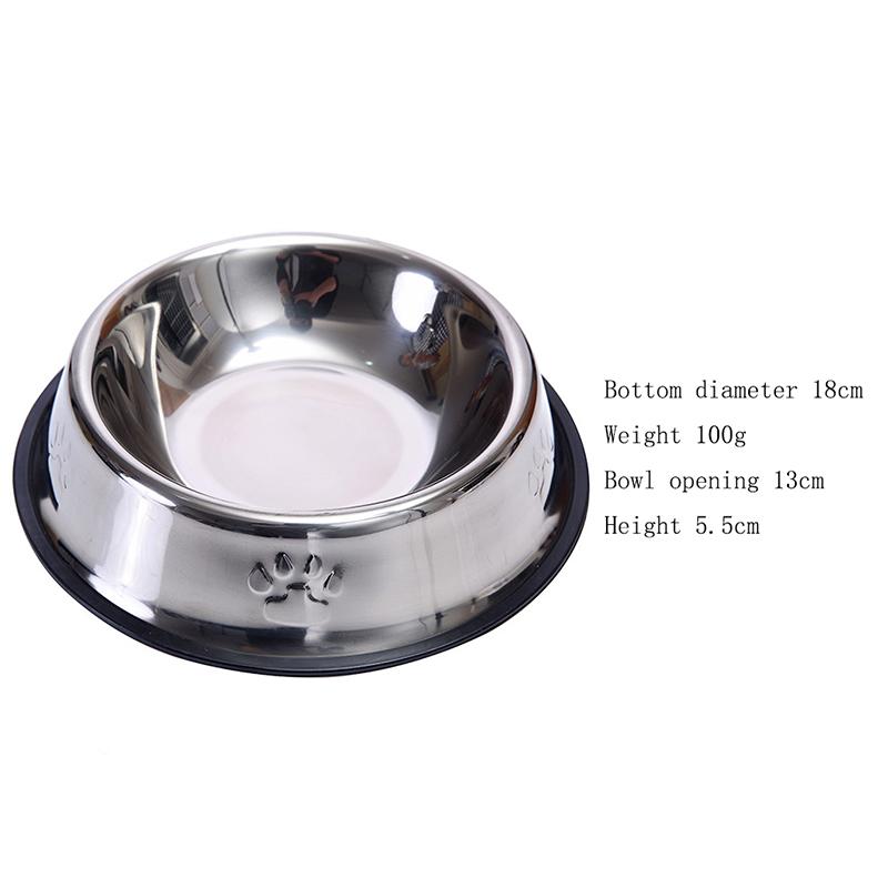 Stainless Steel Pet Dog Bowl Food Storage Container Dog Food Bowl Water Bottle Pet Bowl Feeder Dish For Small Large Dogs Cats
