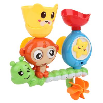 Baby Badespielzeug Niedliches Cartoon-Muster Badezimmer Baden Spielzeug für KinderGrün