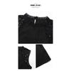 Casual Commuting Lace Sleeveless Top Half High Neck Solid Color Women’s Blouses & Shirts