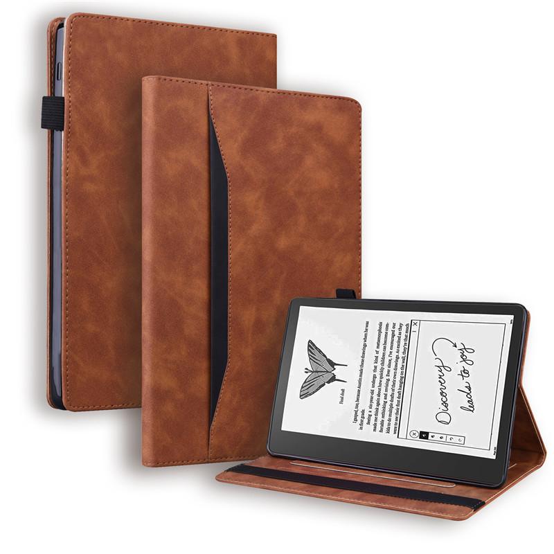 Tablet Etui for Kindle Scribe Cover 10 2 Inch Emboss PU Leather TPU Inner Stand Wallet Cover for Funda Kindle Scribe Case Coque