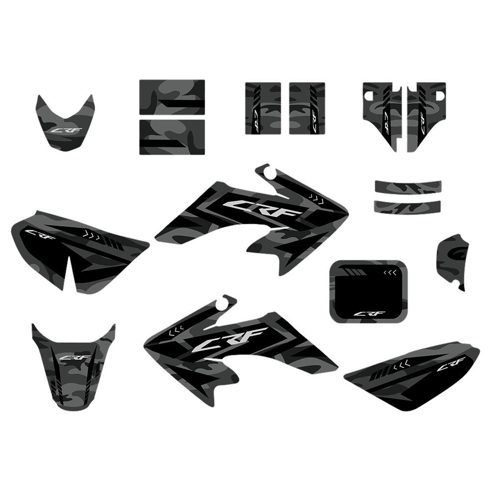 Pegatinas de Envoltura de Cuerpo Completo CRF50/CRF50F para Motocicletas y Vehículos Todoterreno (2004-2012)