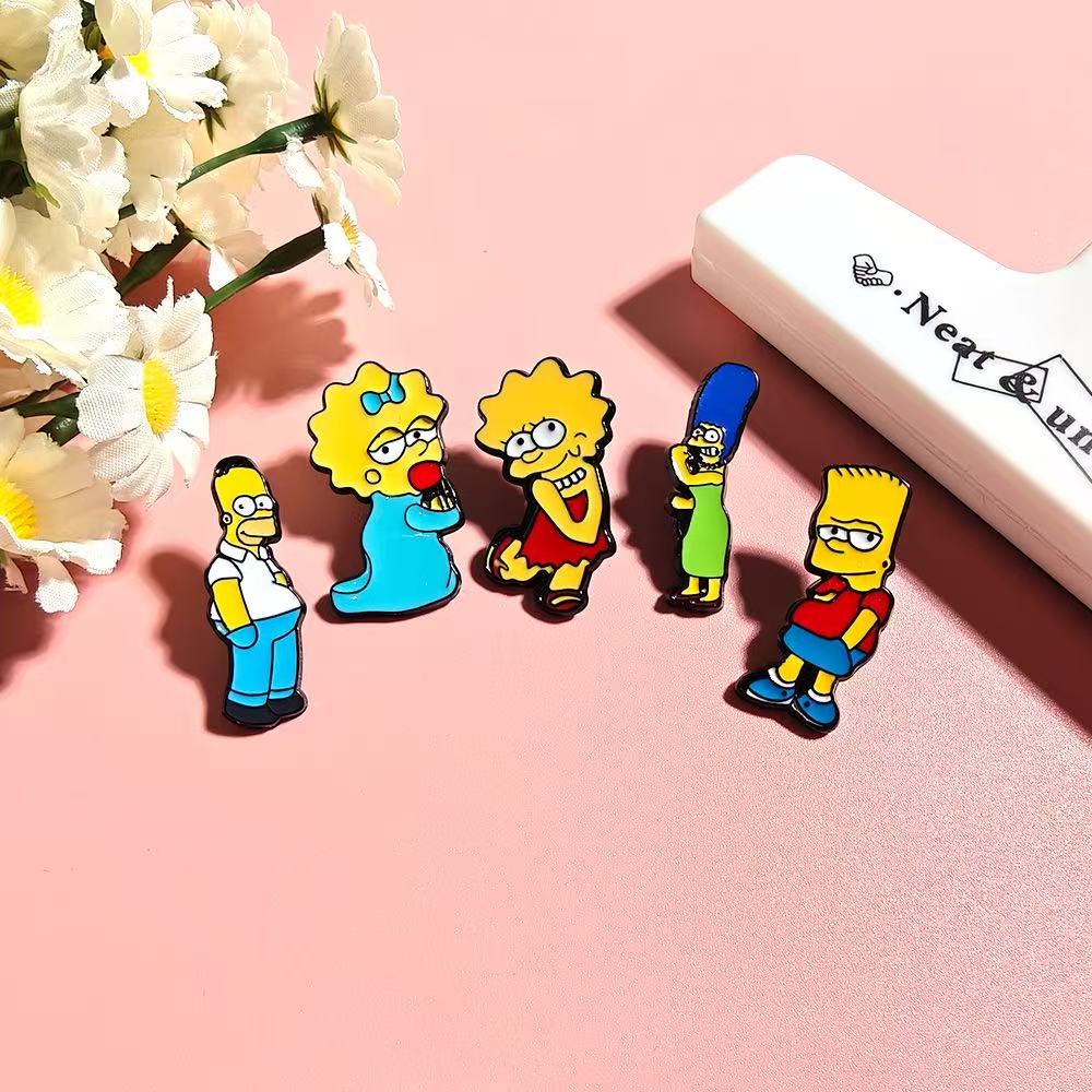 5/10 Pcs   Enamel Pins Set - Brooch Cute Cartoon Badges Jewelry Gift For Friends