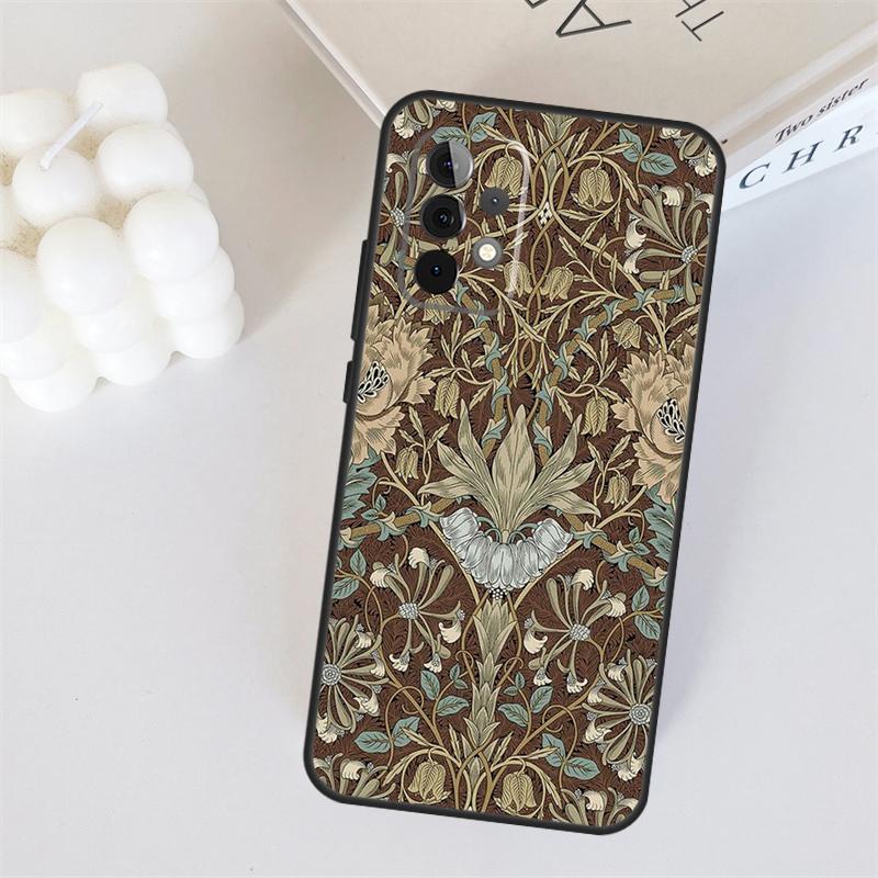 William Morris For Samsung Galaxy A56 A36 A26 A16 A05 A06 A22 A32 A52 A54 A34 A14 A55 A15 A53 A33 A35 Case