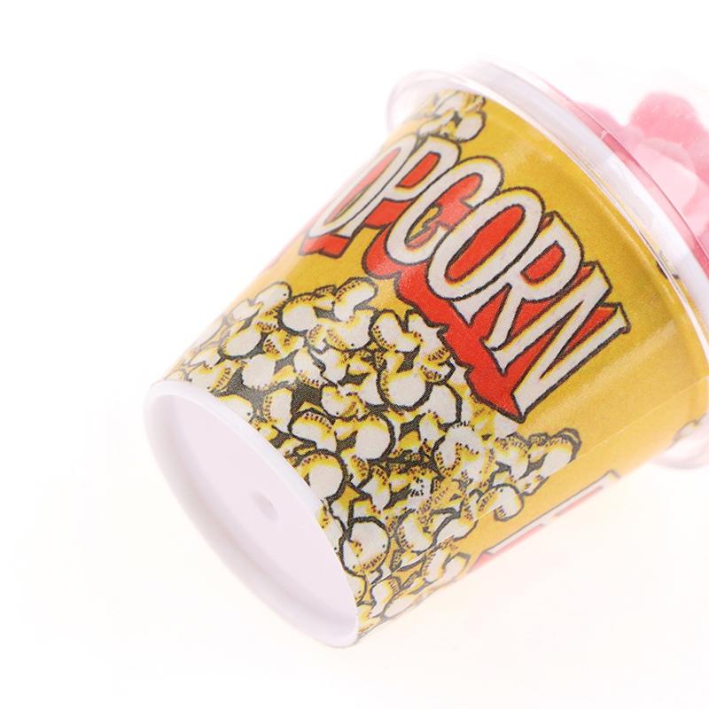 1:12 Dollhouse Miniture Popcorn Bucket Snacks Pretend Food Decoration Prop Toys