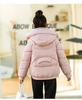 Women’s Short Hooded Windproof Thicken Warm Winter Jacket With Raglan Sleeves