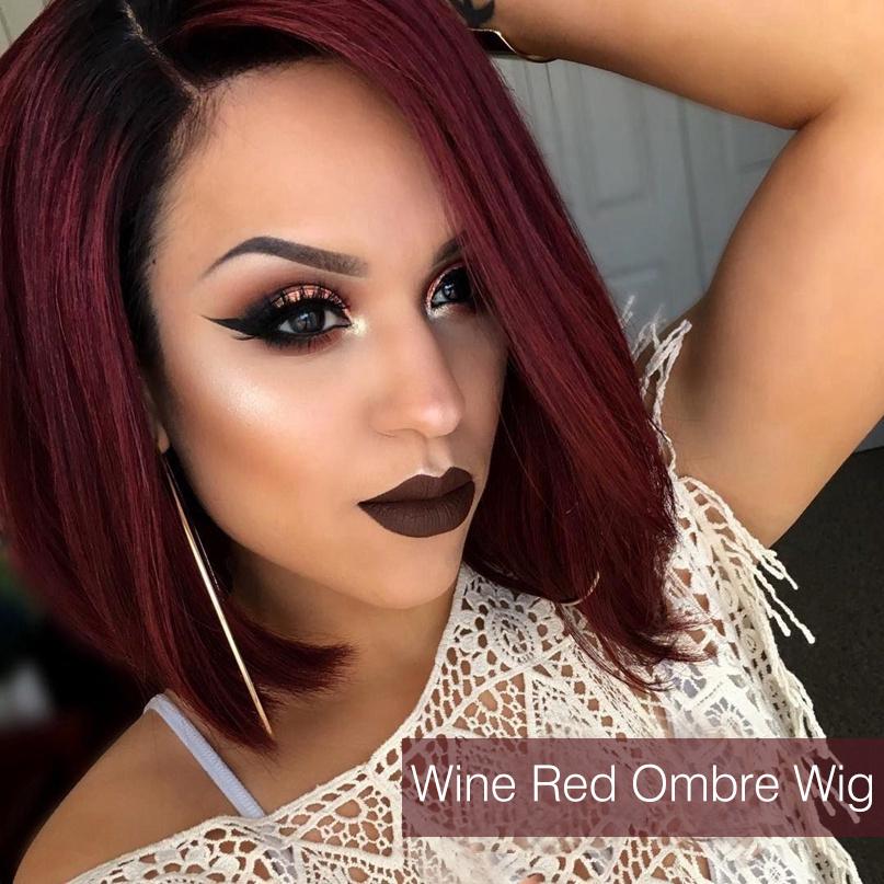 16 Sinteticheskij Korotkij Bob Volosy Ombre Pryamoj Parik Storona Chast Zhenshiny Moda Pariki Kupit Po Nizkim Cenam V Internet Magazine Joom